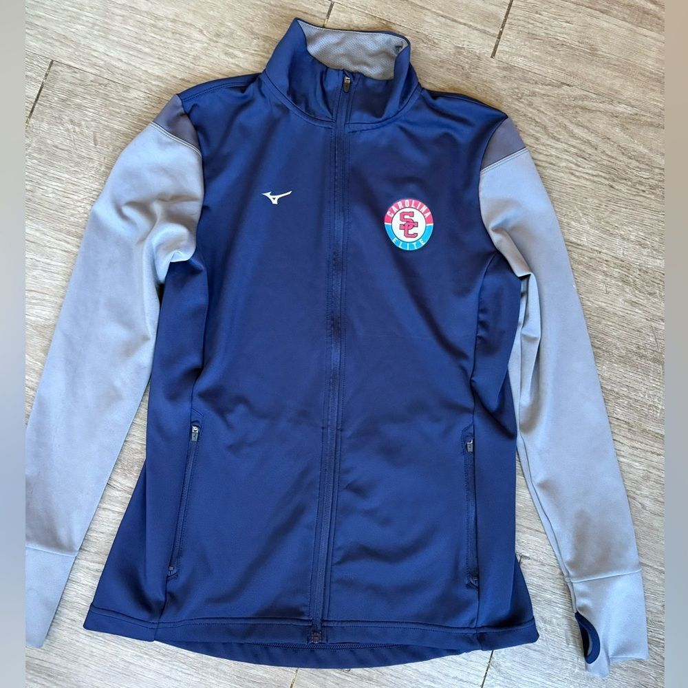 Mizuno Performance Jacket Carolina Elite Full Zip Athletic Thumbholes M